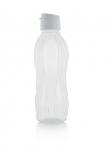 Эко-бутылка 1л белая с клапаном Tupperware