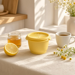 Контейнер в одно касание 600 мл желтый Tupperware
