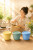 Контейнер в одно касание 600 мл синий Tupperware, фото 1