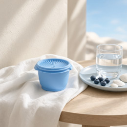 Контейнер в одно касание 600 мл синий Tupperware